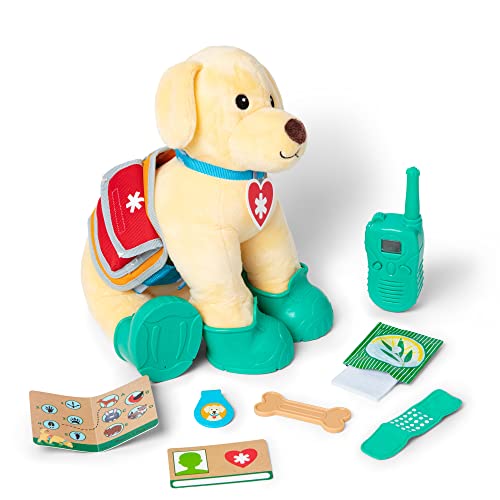 Melissa & Doug Let’s Explore™ Ranger Dog Plush with Search and Rescue Gear Search and Rescue Dog Stuffed Animal for Kids Ages 3+ Melissa & Doug