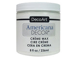 Decoart AmerDecorCremeWax Americana Decor Creme Wax 8oz White, 8 Fl Oz (Pack of 1) DecoArt