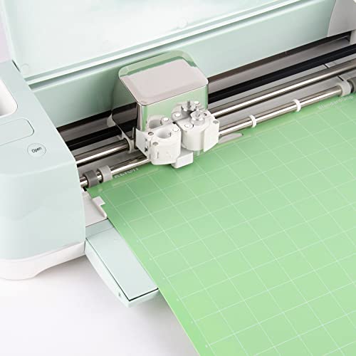 WORKLION Cutting Mat Standard adhesive for Cricut: Cricut Explore One/Air/Air 2/Maker Standard Adhesive Sticky Non-Slip Durable PVC Grid Mat Cutting Board - Cutting Mat 12x24(Green)