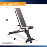 Marcy Adjustable Utility Bench for Home Gym Workout SB-670 MARCY