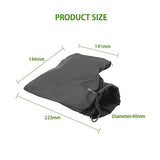 2Pcs Miter Saw Dust Bag, 255 Model Table Saw Dust Collection Bag with Adjustable Outlet, Dust Collector Bags for Miter Saw, Tank Belt Sander, Table RUIFUU