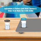 Resin Leveling Table 16" x 12" Leveling Board for Epoxy Resin Supplies White Adjustable Self-Leveling Epoxy Resin Table and Art Projects SCOPRI