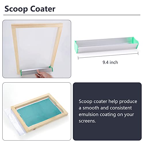 Caydo 54 Pieces Screen Printing Kit with 50W LED UV Exposure Screen Printing Light, 6 Color Screen Printing Ink, Screen Printing Photo Emulsion, Caydo