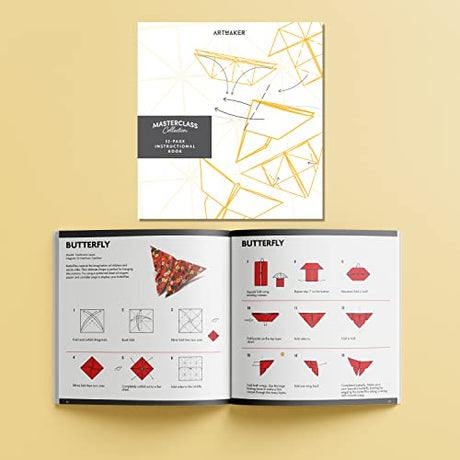 Hinkler Art Maker Masterclass Collection: Origami Techniques Kit - Beginner to Advanced Origami - Japanese Art - Origami Guide - Craft Kits - Arts Hinkler