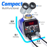 WEP 939D-VI Dual Pen Wood Burning Kit 250-750℃/482-1382℉ A/B Toggle Wood Burning Tool with 2 Detachable Pens, 20 Wood burner Tips, Dual-Barrel WEP