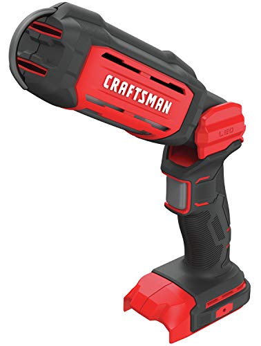 CRAFTSMAN V20 LED Work Light, Cordless Handheld, 350/700 Lumens, Bare Tool Only (CMCL050B) - WoodArtSupply