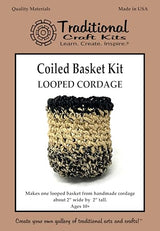 Traditional Craft Kits Coiled Basket Kit - Looped Cordage Traditional Craft Kits