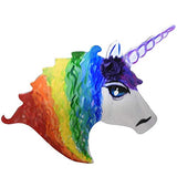 Unicorn Head Cutout Unfinished Wood Nursery Kids Decor Birthday Party Mystical Door Hanger MDF Shape Canvas Style 1 Diverse Woodworking