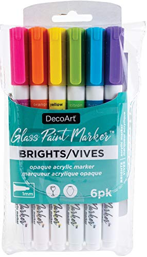 Deco Art GLASS PAINT MARKR ST BRIGHTS, us:one size DecoArt