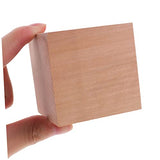 Kisangel 8 pcs Blocks Unfinished Wood dice Solid Cube Wood Block Blank Wood Squares Unfinished Pine Cubes Natural Wood Squares Blank Wood dice Kisangel