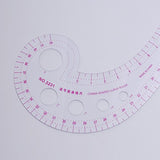 UTENEW French Curve Ruler Sewing, Comma Shaped 42cm Drawing Template Tool, Drafting Clothes Sleeves 2 Pack okdeals