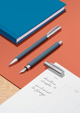 FABER-CASTELL 147142 Faber Castel Fountain Pen, EF Fine Point, Ambition Resin, Blue, Dual-Use Faber-Castell