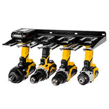 UNITEDPOWER Electric Drill Storage Rack, Holds 4 Drills, 2022 Upgraded Wall Mounted Power Tool Organizer for Workshop, Shed, Garage, Home (Drill UNITEDPOWER