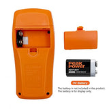 Digital Wood Moisture Meter Wood Humidity Tester Hygrometer Timber Damp Detector Large LCD Display (Orange) QYQRQF