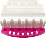 XCJD Organizer for Cricut Tools and Accessories Blade Holder Caddy,Storage for Cricut Maker Blades/QuickSwap Tip/Explore DeepCut Blade (RED, XCJD