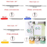 50Pcs Replacement Cutting Blades for Cricut Explore Air/Air 2/Air 3/Maker/Maker 3, Include 10Pcs Fine Point Blades, 20Pcs Standard Blades, 20Pcs Deep ArtCute