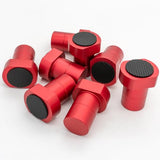 8-Pack 3/4 Inch (19mm) Aluminum Bench Dogs - Non-Slip Woodworking Bench Clamp Accessories for Dog Hole Clamping(Red) ViewReal