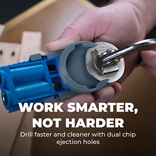 Kreg R3 Jr. Pocket-Hole Jig System - Portable Kreg Pocket-Hole Jig - Easy Clamping & Adjusting - Includes Positioning Sliders - For Materials 1/2" to KREG