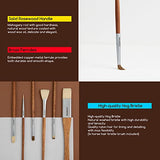 MEEDEN Oil Painting Set with French Easel,Oil Paint Set with Easel,7x100ml/3.38oz Oil Paint,Oil Paintbrushes,Canvas & Oil Painting Supplies for MEEDEN