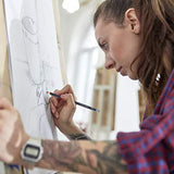 Dyvicl Professional Charcoal Pencils Drawing Set - 12 Pieces Soft, Medium & Hard Charcoal Pencils for Drawing, Sketching, Shading, Artist Pencils for Dyvicl