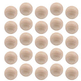 Milisten 200Pcs DIY Wooden Balls 14MM Unfinished Wooden Beads Jewelry Making Accessories Without Hole for DIY Milisten