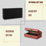 Gifts for Men, Personalized Engraved Oak Wood Pocket Knife - 36 Icons, 20 Stylish Font - Custom Knives Customization Mill