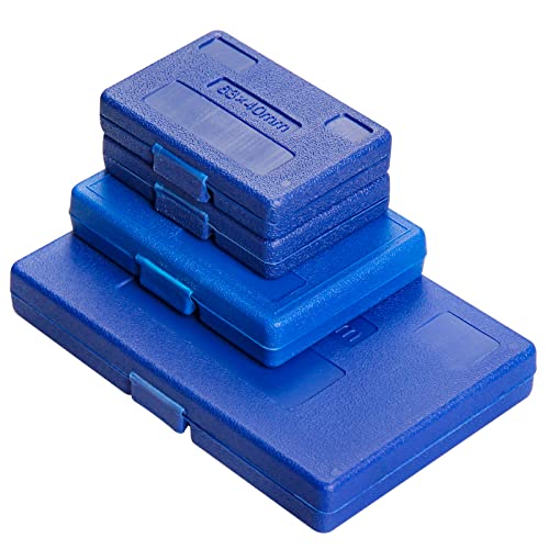 Boomgood Machinist Square Set Engineer Precision Mini Wide Base 90 Degree Right Angle Ruler Hardened Steel 4 Pieces, Silver (BG-0326) Boomgood