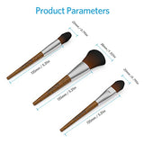 3PCS Model Cleaning Brush Kit (Premium Wooden Handle) Soft Figure Duster Brush, Professional Model Dusting Brush for Statues, Collectible Figurine, Actekart