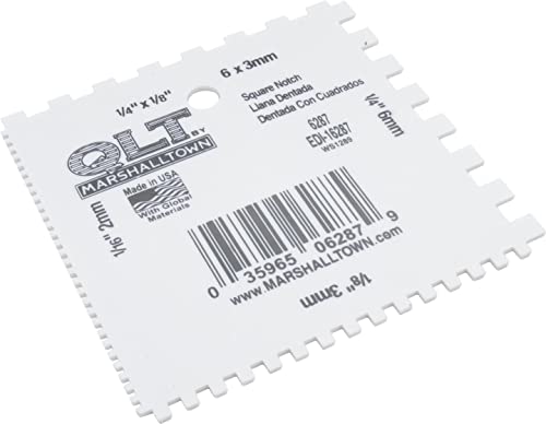 QLT By MARSHALLTOWN 6287 Plastic Notched Spreader by Qlt By Marshalltown Marshalltown