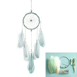 FANDOL DIY Dream Catcher Making Kit, Macrame Dream Catcher Craft Supplies for Kids Bedroom Wall Decor Nursery Baby Room Hanging Wedding Ornaments FANDOL