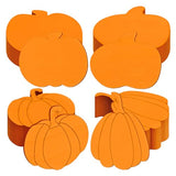 32 Pcs Thanksgiving Wooden Pumpkin Cutouts Unfinished Pumpkin Wood Crafts Pumpkin Wooden Ornaments Thanksgiving Wood Pumpkin Decorations for Painting Gerrii