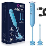 LET'S RESIN Upgraded Resin Mixer Electric, Double Mixing Effect & Speed Control Handheld Epoxy Mixer with Minimizing Bubbles, Rechargeable Resin LET'S RESIN
