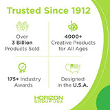 Horizon Group USA 200 Neon Fuzzy Sticks, Value Pack of Pipe Cleaners in 6 Colors, 12 Inches, Chenille Stems, Bendy Sticks, Great for DIY Arts & Horizon Group USA