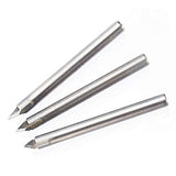 HUHAO 5PCS 60 Degree Router Bits CNC Engraving Router Bit 3D Pyramid Stone Engraving Bits Carving V Bit with 1/4 Shank Router Bit for Stone HUHAO