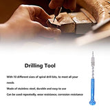 Jewelry Drill Bit Resistant Hand Drill with Drill for Woodworking Modeling Tool Making Xiuganpo