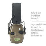 Honeywell Ademco Howard Leight Impact Sport Bluetooth 5.0 Electronic Shooting Earmuff (R-02548) Od Green HOWARD LEIGHT