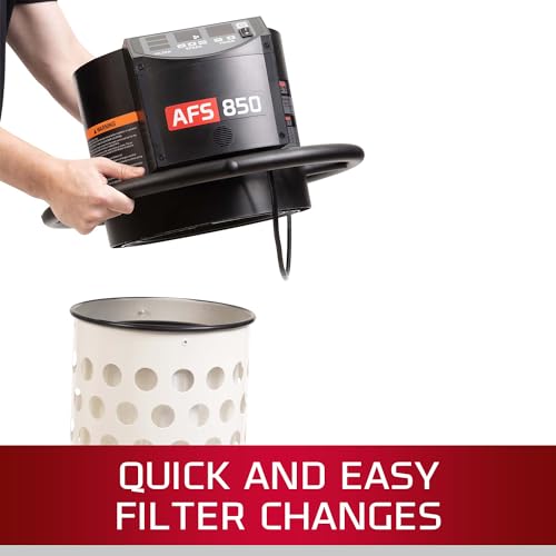 JET Mobile Air Filtration System, 1 Micron, 850 CFM, 1Ph 120V (AFS-850) Jet