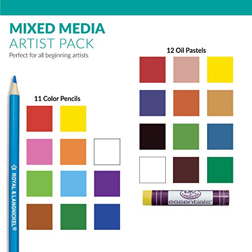 Royal & Langnickel Essentials 85pc Mixed Media Beginners Box Art Set - WoodArtSupply