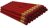 RevMark Jumbo Round Pencil 24-Pack with Black Lead, USA Made. Quality Cedar Wood for Carpenters, Construction Workers, Woodworkers, Framers, DIY, RevMark