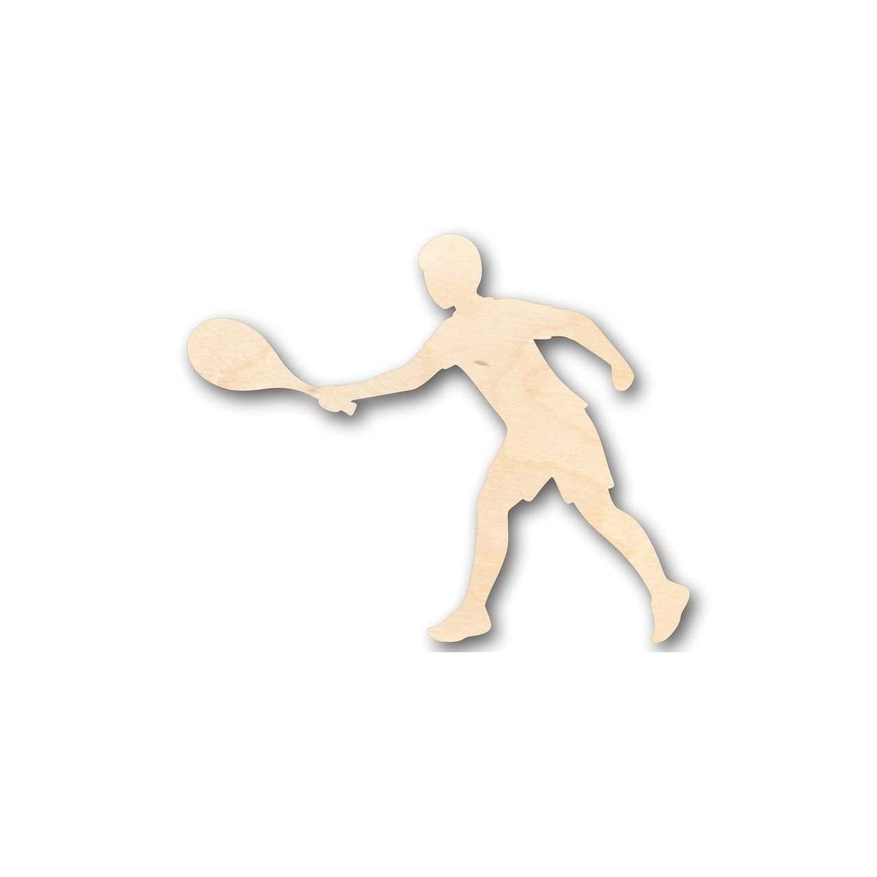 Unfinished Wood Tennis Shape - Sporting - Craft - up to 24" DIY 8" / 1/8" 24 Hour Crafts