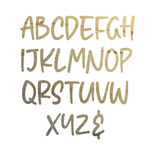 Unfinished Wood Letter 7" Blank J Twinkle Dreams Font NEXTCraft