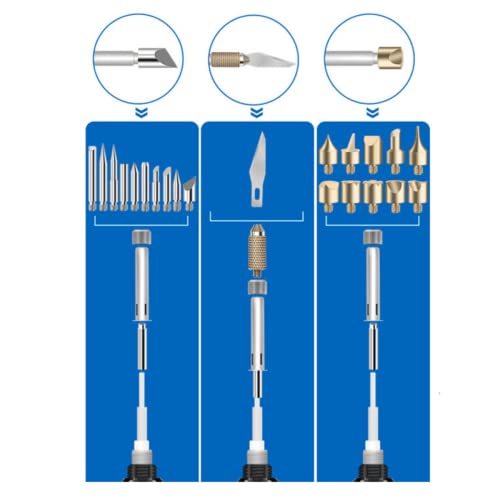 56 PCS Professional Wood Burner Accessories Tool for Pyrography Pen Wood Embossing Carving DIY Crafts, Creative Tool Set WoodBurner for - WoodArtSupply