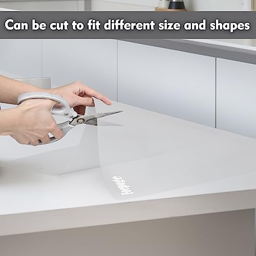 2MM Extra Thick Silicone Mats for Kitchen Counter Heat Resistant Mat, 23.6" x 15.7" Silicone Countertop Protector Mat Large Placemats, Silicon Craft Foepoge