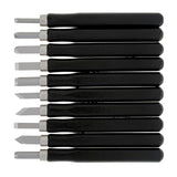 Omninmo Wood Carving Knife Set - 10 PCS Hand Carving Tool Set Whittling Knife Art Craft Caving Tool Kit for DIY Sculpture Omninmo