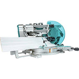 Makita XSL08PT 18V x2 LXT Lithium-Ion (36V) Brushless Cordless 12" Dual-Bevel Sliding Compound Miter Saw Kit, AWS Capable & Laser (5.0Ah) Makita