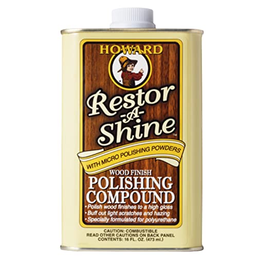 Howard RS0016 Restor-A-Shine Wood Finish Polishing Compound - 16 oz Howard Products