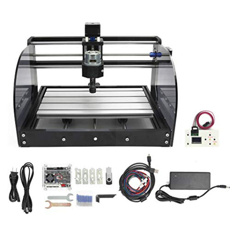 RATTMMOTOR 3018 PRO MAX CNC Wood Router Machine Kit 3 Axis GRBL Control DIY Mini CNC Engraver Carving Milling Machine+Offline Controller+775 Spindle RATTMMOTOR