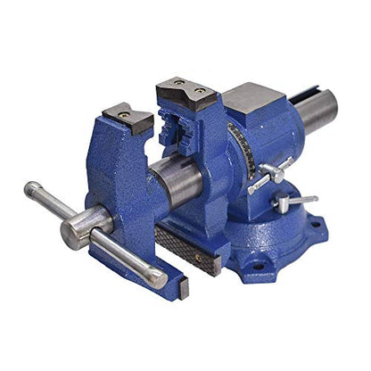 Multipurpose Vise Bench Vise Heavy Duty Multi-Jaw Vise 360-Degree Rotation Clamp on Vise with Swivel Base and Head for Clamping Fixing Equipment Home