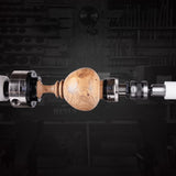 Woodworking Live Tailstock Chuck Adapter to 1" x 8tpi Thread with #2 Morse Taper Mount - WoodArtSupply