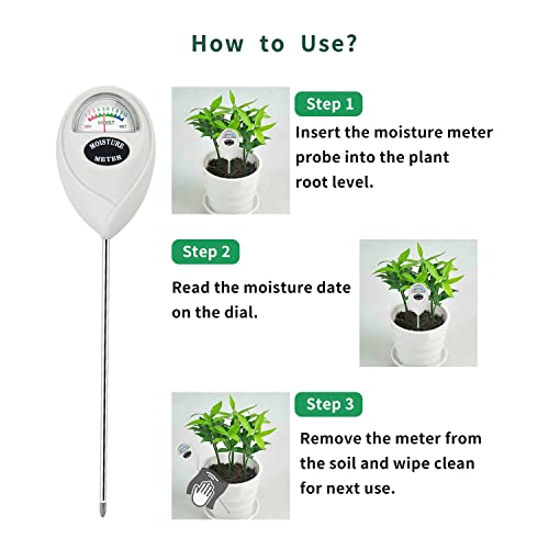 Censinda Soil Moisture Meter, Soil Moisture Monitor for House Plants, Soil  Hygrometer Moisture Sensor for Indoor & Outdoor, Garden, Farm, Lawn Plant